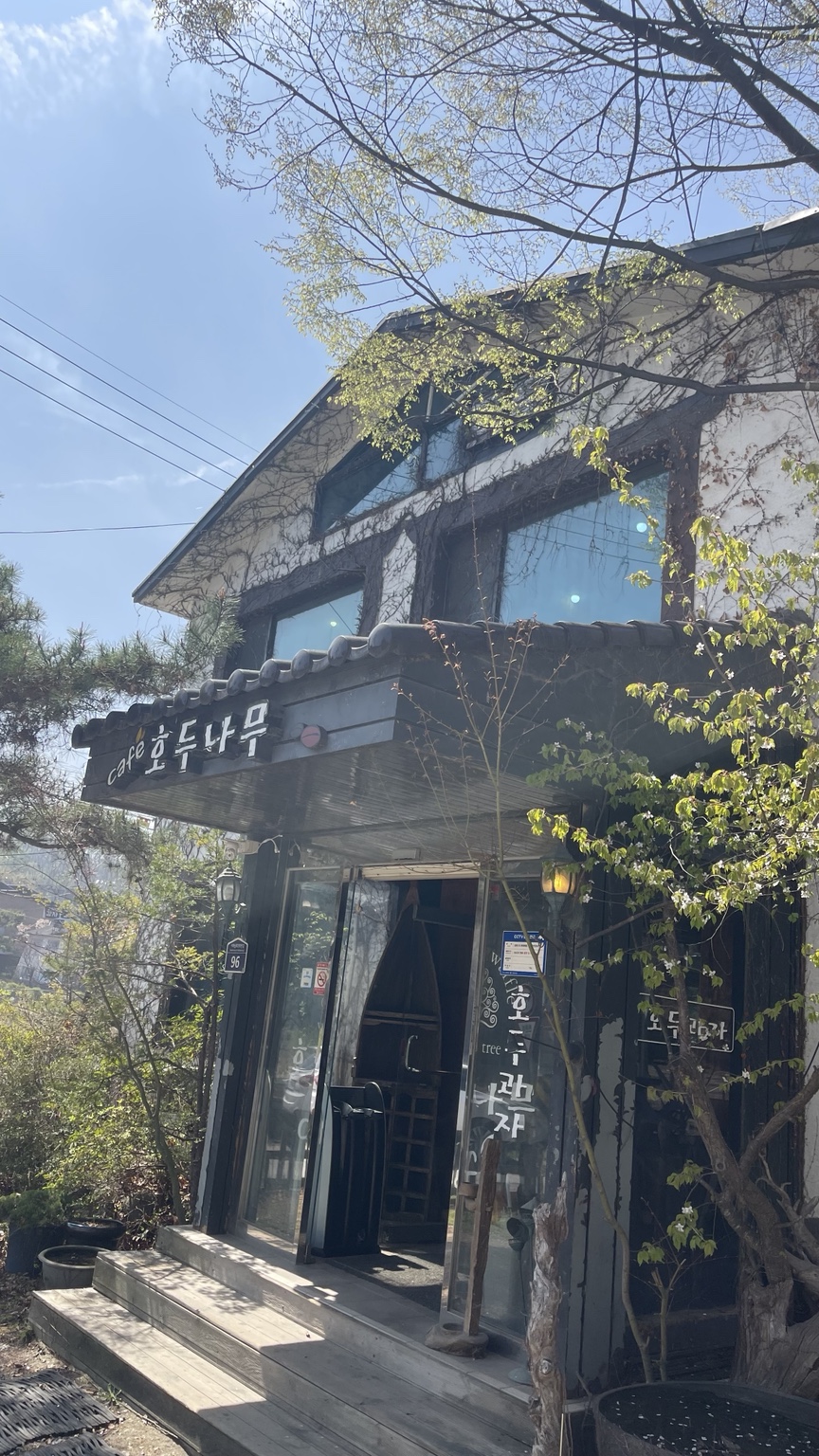 수원 춘궁저수지 힐링 카페 — 호두나무카페 (뷰 맛집)